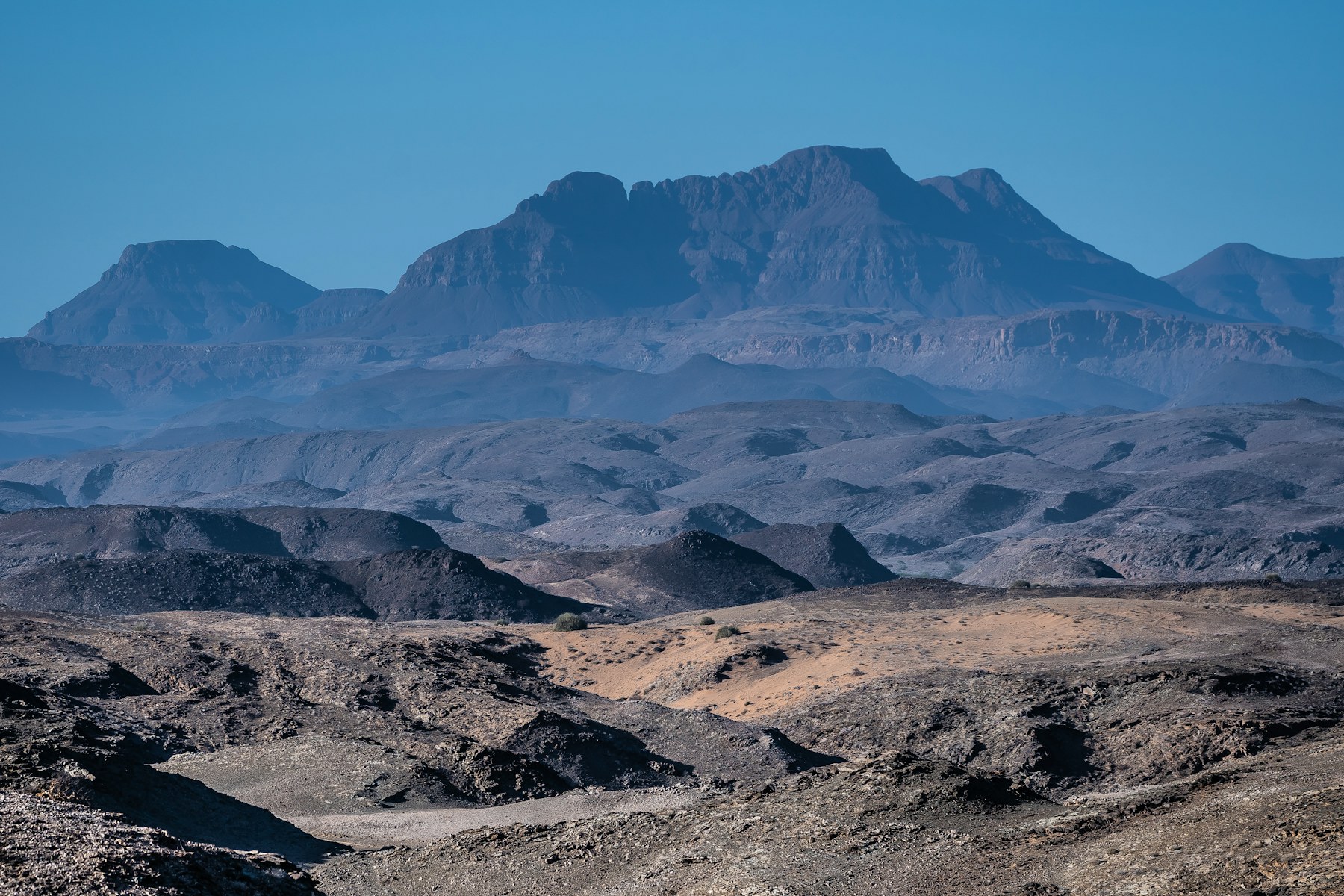 Rocky landscape on an Etosha and Damaraland itinerary