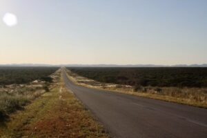 Tsumeb before Etosha eastern approach road