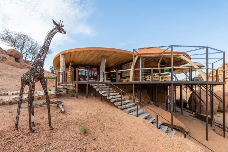 Staying outside Etosha for more accommodation choice at a Namibian safari lodge