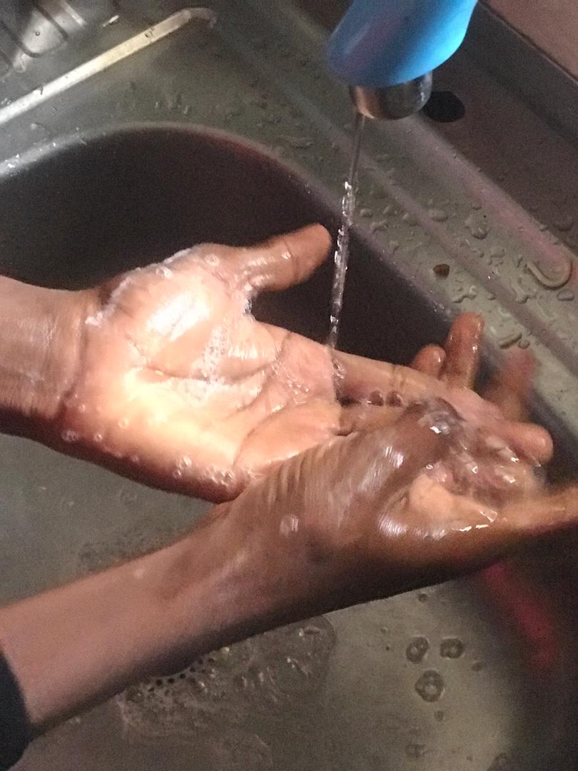 Etosha road trip hygiene — Hand washing for Etosha road trip hygiene